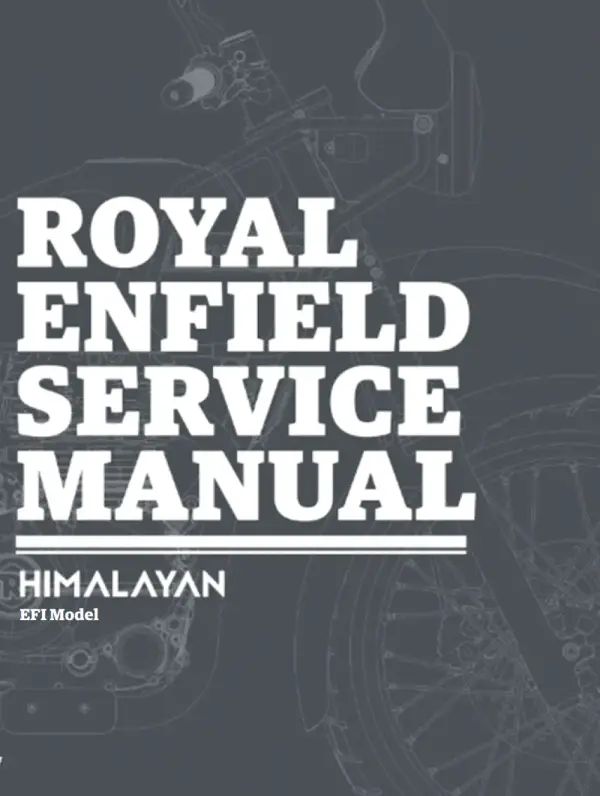 Manual De Serviços – Royal Enfield – Himalayan BS IV Efi – 2017